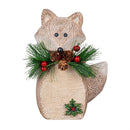 Winter Grove Table Décor Resin Animal with Artificial, 7"H, Asst of 2