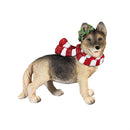 Heartfelt Cheer Table Décor Resin Christmas Dog, Asst of 5