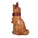 Winter Grove Table Décor Resin Animal with Scarf, 7.5"H, Asst of 2