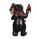 Winter Grove Table Décor Resin Animal with Scarf, 7.5"H, Asst of 2