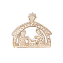 Nativity Table Décor Nativity Embossed Wood, 7.75"L