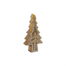 Shades of Emerald Table Décor Nested Tree with Beading Wood, 8"H