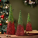 Heartfelt Cheer Table Décor Glitter Conical Paper Set