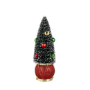 Joyful Traditions Table Décor Tree in Drum Bottle Brush Set