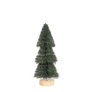 Shades of Emerald Table Décor Bottle Brush Tree Set