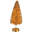 Shades of Emerald Table Décor Bottle Brush Tree Set