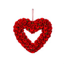 Valentine's Day Wreath Wood Curl Heart, 16"H