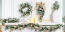 Season to Sparkle Wreath Artificial with Ornaments, 24"H