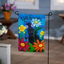 Winky Blinky Floral Ant Applique Lighted Garden Flag