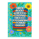 Friendship Bracelet Applique Garden Flag