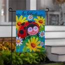 Winky Blinky Little Things Applique Lighted Garden Flag