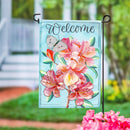 Vivid Azaleas Applique Garden Flag