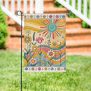 Sunny Field Burlap Garden Flag
