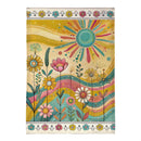 Sunny Field Burlap Garden Flag