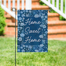 VivaStyle Gilded Meadow Burlap Garden Flag "Home Sweet Home"