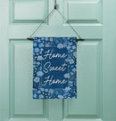 VivaStyle Gilded Meadow Burlap Garden Flag "Home Sweet Home"
