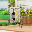 Wine Tasting Daily Burlap Garden Flag