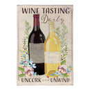 Wine Tasting Daily Burlap Garden Flag