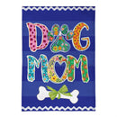 Pet Central Dog Mom Burlap Flag House