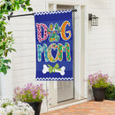 Pet Central Dog Mom Burlap Flag House