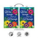 Grow Through Burlap Flag Garden