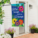 Grow Through Burlap Flag House