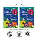 Grow Through Burlap Flag House