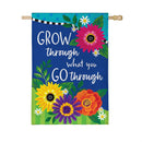 Grow Through Burlap Flag House