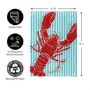 Lobster Day Burlap Garden Flag