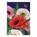 Poppy Trio Burlap Garden Flag