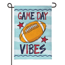 Game Day Vibes Burlap Garden Flag