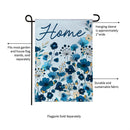 VivaStyle Gilded Meadow Burlap Garden Flag ONE