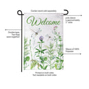 VivaStyle Veranda Garden Burlap Garden Flag Garden