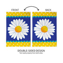Dots & Daisy Burlap Garden Flag
