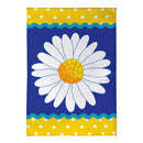 Dots & Daisy Burlap Garden Flag