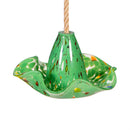 Cottage Garden Bird Feeder, Art Glass Birdfeeder, Asst of 3