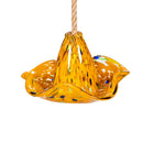 Cottage Garden Bird Feeder, Art Glass Birdfeeder, Asst of 3