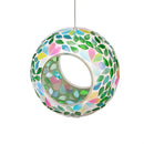 Cottage Garden Bird Feeder, Mosaic Circle Birdfeeder, Asst of 2