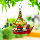 BirdsIVue Art Glass Hummingbird Smart Feeder