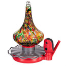 BirdsIVue Art Glass Hummingbird Smart Feeder
