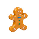 Sugar & Stripes Gingerbread Man Lip Gloss, Vanilla, Asst of 4, Display Jar