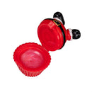 Heartfelt Cheer Santa Upside Down Lip Gloss, Strawberry, Display Jar
