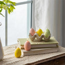 Hop Into Spring Egg Shaped Candle in Carton, Set of 6