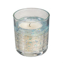 Seaside Retreat Flame Activated LED Glass Soy Wax Blend Candle, Asst of 2