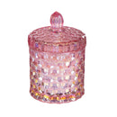 Tropical Oasis Candles & Fragrance, Glass Ombre Iridescent Soy Wax Candle, 6.3 oz, Asst of 2