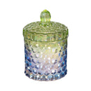 Tropical Oasis Candles & Fragrance, Glass Ombre Iridescent Soy Wax Candle, 6.3 oz, Asst of 2