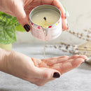 Bursting Blossoms Bows Candle, Lavender Lotion Candle, 3 oz