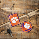 Clemson University Air Freshener, Set of 2