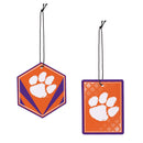 Clemson University Air Freshener, Set of 2