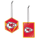 Kansas City Chiefs Air Freshener, Set of 2